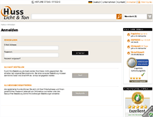 Tablet Screenshot of huss-licht-ton.de